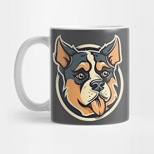 Cartoon dog head Mug